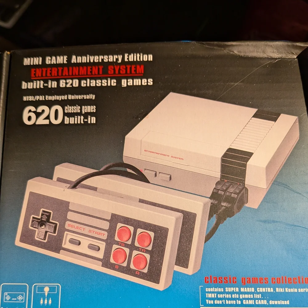 Mini Game Anniversary Edition Console with 620 Built-in Games - Gray